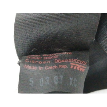 Recambio de cinturon seguridad trasero derecho para citroën c2 1.4 hdi referencia OEM IAM 96422203XX  