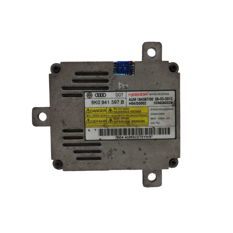 Recambio de centralita faros xenon para audi q5 (8rb) 2.0 tdi referencia OEM IAM 8K0941597B  