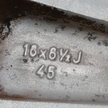 Recambio de llanta para honda civic berlina 3 (ep1/2) 1.6 vtec cat (d 16 v 1) referencia OEM IAM S5S665A 16X6,5J45 HL1780-5