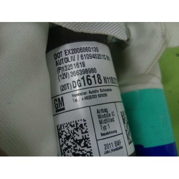 Recambio de airbag cortina delantero derecho para opel astra j sports tourer excellence referencia OEM IAM 13251618 610946201C 