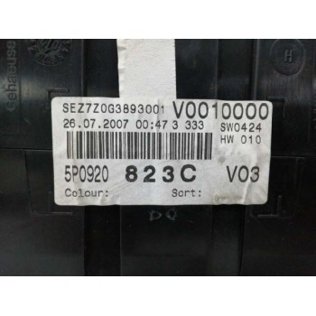 Recambio de cuadro instrumentos para seat altea xl (5p5) reference referencia OEM IAM 5P0920823C  