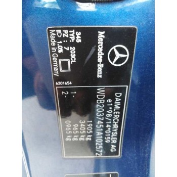 mercedes-benz clase c (w203) sportcoupe del año 2001