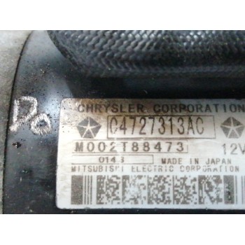 Recambio de motor arranque para chrysler voyager (rg) 2.5 crd cat referencia OEM IAM 04727313AC M002T88473 