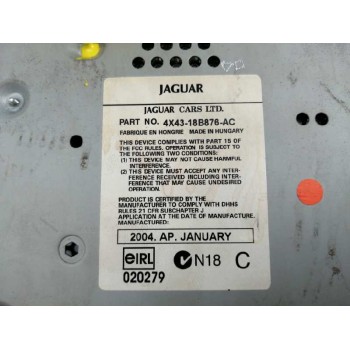 Recambio de sistema audio / radio cd para jaguar x-type wagon 2.0 diesel cat referencia OEM IAM 4X4318B876AC  