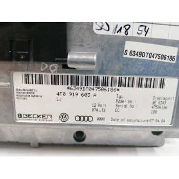 Recambio de pantalla multifuncion para audi a6 berlina (4f2) 3.0 tdi quattro (165kw) referencia OEM IAM 4F0919603A  