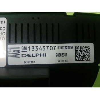 Recambio de mando climatizador para opel astra j sports tourer excellence referencia OEM IAM 13343707 28265987 