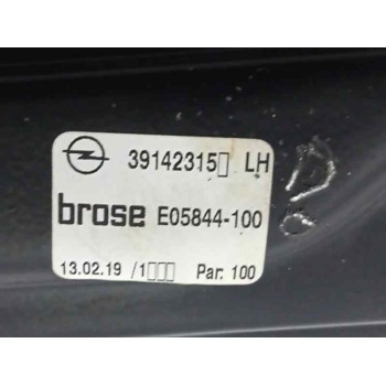 Recambio de elevalunas delantero izquierdo para opel astra k sports tourer 1.6 cdti dpf referencia OEM IAM 39142315 E05844100 