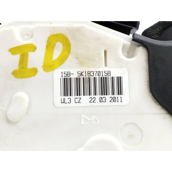 Recambio de cerradura puerta delantera izquierda para volkswagen polo (6r1) 1.2 tdi referencia OEM IAM 5K1837015B 527680 