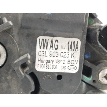 Recambio de alternador para seat leon (5f1) 1.6 tdi referencia OEM IAM 03L903023K 140A F000BL0800