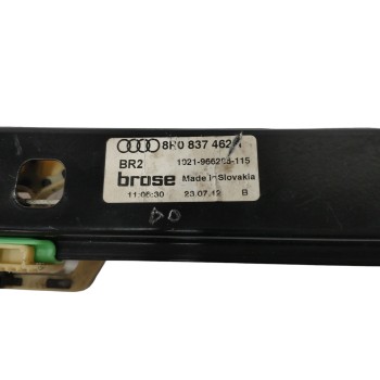 Recambio de elevalunas delantero derecho para audi q5 (8rb) 2.0 tdi referencia OEM IAM 8R0837462G 8K0959802B 