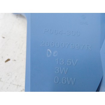 Recambio de piloto delantero derecho para renault zoe (bfm_) zoe referencia OEM IAM 266007997R  