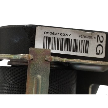Recambio de cinturon seguridad trasero izquierdo para peugeot 208 1.2 12v vti referencia OEM IAM 98063162XY  