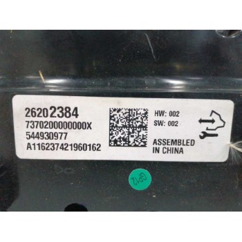 Recambio de mando climatizador para opel insignia grand sport 1.6 cdti dpf referencia OEM IAM 26202384 544930977 