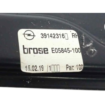 Recambio de elevalunas delantero derecho para opel astra k sports tourer 1.6 cdti dpf referencia OEM IAM 39142316 E05845100 