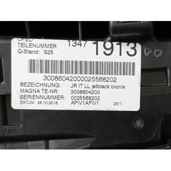 Recambio de salpicadero para opel adam 1.4 16v referencia OEM IAM 13471913 13357723 13350703