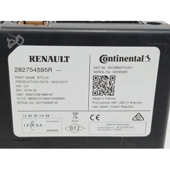 Recambio de modulo electronico para renault zoe (bfm_) zoe referencia OEM IAM 282754595R  A2C9583741201
