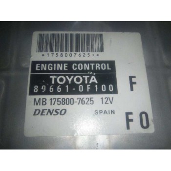 Recambio de centralita motor uce para toyota corolla verso (r1) 2.2 d-4d luna referencia OEM IAM 896610F100 MB1758007625 