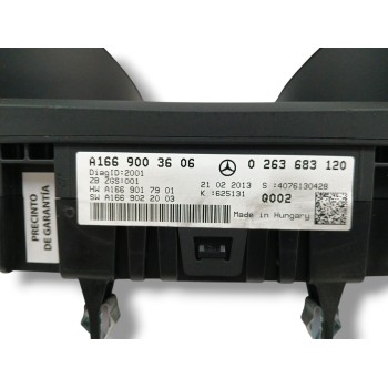 Recambio de cuadro instrumentos para mercedes-benz gle (w166) 250 d 4-matic (166.004) referencia OEM IAM A1669003606 0263683120 
