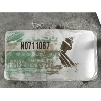 Recambio de compresor aire acondicionado para honda civic berlina .5 (ma/mb) 1.4 (ma8/mb2) referencia OEM IAM N0711087 HFC134A 