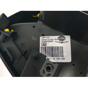 Recambio de rejilla aireadora para jeep renegade suv (bu, b1, bv) 1.6 crd referencia OEM IAM 07356039250 CENTRAL 