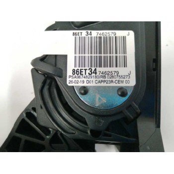 Recambio de potenciometro pedal para peugeot 308 1.2 12v e-thp referencia OEM IAM 9674829180  