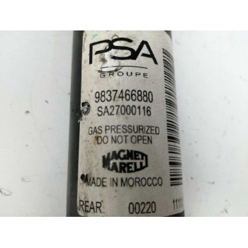 Recambio de amortiguador trasero derecho para opel corsa f 1.2 referencia OEM IAM 9837466880  