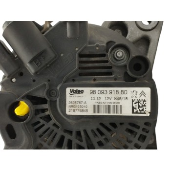 Recambio de alternador para peugeot 208 1.2 12v vti referencia OEM IAM 9809391880 CL12 NRG12S010