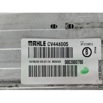 Recambio de intercooler para citroën c-elysee (dd_) 1.5 bluehdi 100 referencia OEM IAM 9803900780  