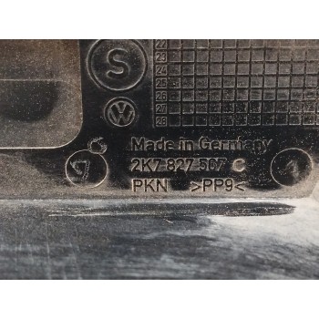 Recambio de moldura para volkswagen caddy furgón/kombi 2.0 tdi referencia OEM IAM 2K7827567C MARCO LUZ MATRICULA Y MANETA PORTON