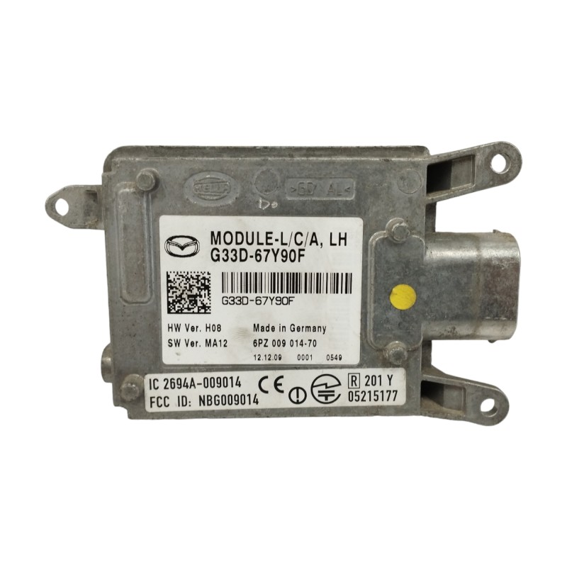Recambio de modulo electronico para mazda cx-7 (er) 2.2 turbodiesel cat referencia OEM IAM G33D67Y90F IC2694A009014 