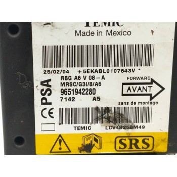 Recambio de centralita airbag para citroën c2 1.4 hdi referencia OEM IAM 9651942280  