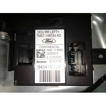 Recambio de elevalunas trasero izquierdo para ford kuga (cbv) titanium referencia OEM IAM TIJERA 7M5T14B534AD 