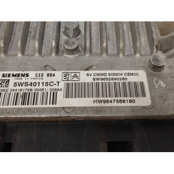 Recambio de centralita motor uce para citroën c2 1.4 hdi referencia OEM IAM 9652890280 5WS40115CT 