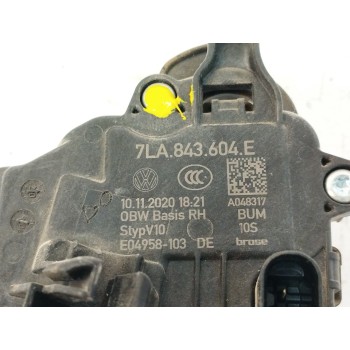 Recambio de cerradura puerta lateral derecha para volkswagen caddy furgón/kombi 2.0 tdi referencia OEM IAM 7LA843604E  
