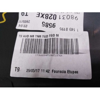 Recambio de guarnecido puerta delantera derecha para peugeot 308 sw 1.2 12v e-thp referencia OEM IAM   