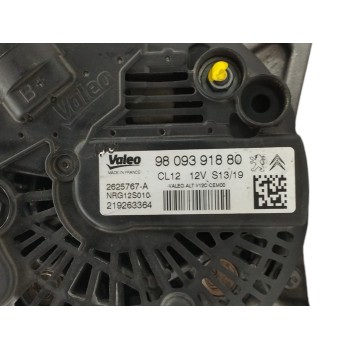Recambio de alternador para opel crossland x 1.2 referencia OEM IAM 9809391880 CL12 NRG12S010