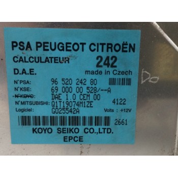 Recambio de modulo electronico para citroën c2 1.4 hdi referencia OEM IAM 9652024280 CENTRALITA DIRECCION 6900000528