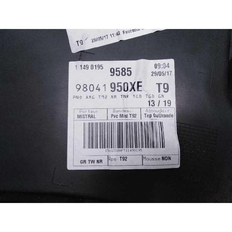 GUARNECIDO PUERTA TRASERA IZQUIERDA