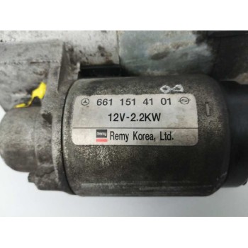 Recambio de motor arranque para ssangyong rodius 2.7 turbodiesel cat referencia OEM IAM 6611514101  