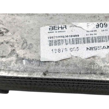 Recambio de intercooler para nissan cabstar 01.04  3.0 diesel referencia OEM IAM 19879005  