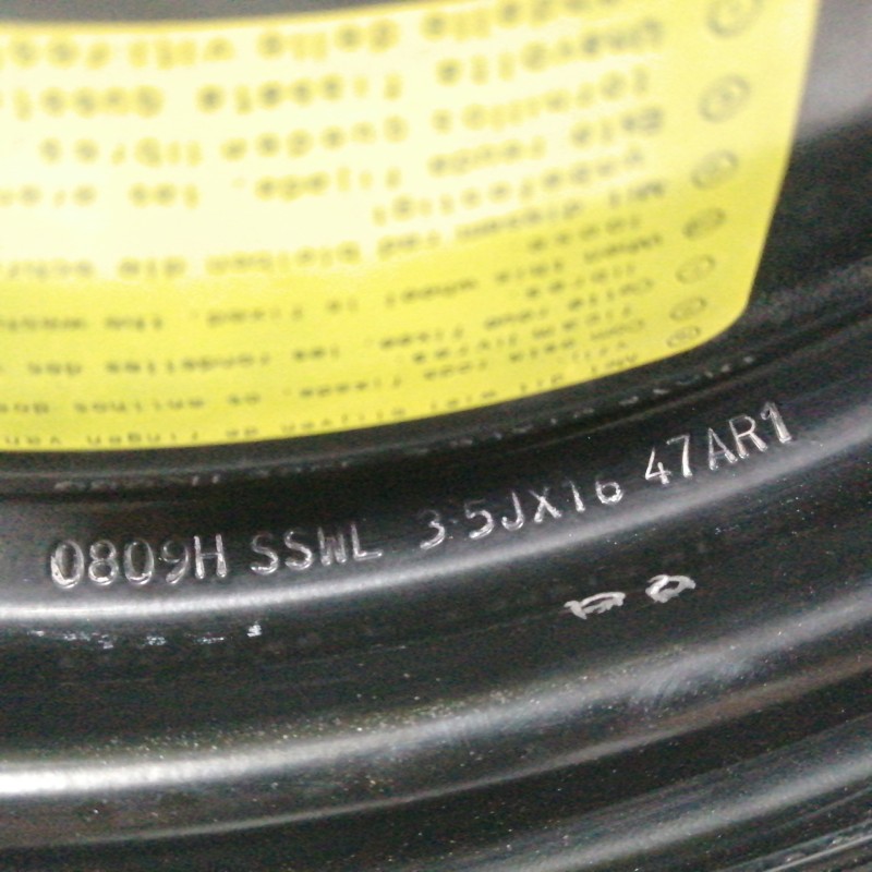 NEUMATICO REPUESTO 3.5JX16ET10 4H 4X110