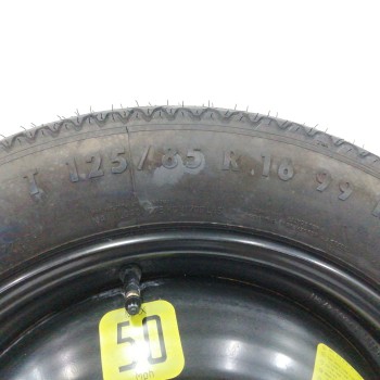 Recambio de neumatico repuesto para peugeot 308 1.6 16v referencia OEM IAM 9675355980 3.5JX16ET10 4H 4X110