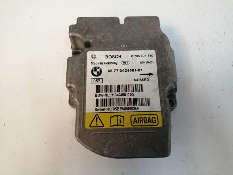 Recambio de centralita airbag para bmw x3 (e83) 2.0 16v diesel cat referencia OEM IAM 65773424581 0285001870 