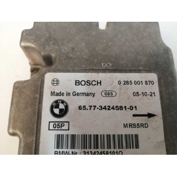 Recambio de centralita airbag para bmw x3 (e83) 2.0 16v diesel cat referencia OEM IAM 65773424581 0285001870 