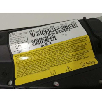 Recambio de airbag lateral delantero derecho para mercedes-benz clase cls (w219) 320 cdi (219.322) referencia OEM IAM 602341300 