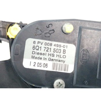 Recambio de potenciometro pedal para volkswagen polo (9n3) advance referencia OEM IAM 6Q1721503B 6PV00849501 