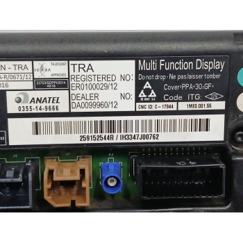 Recambio de pantalla multifuncion para renault zoe (bfm_) zoe referencia OEM IAM 259152544R  