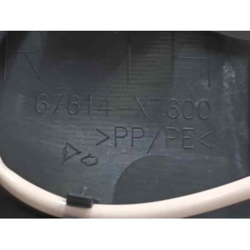 Recambio de guarnecido puerta trasera izquierda para toyota bz4x (_eam1_) ev (xeam10) referencia OEM IAM 67614X7600  