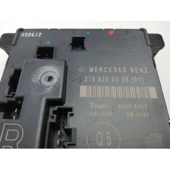 Recambio de modulo confort para mercedes-benz clase cls (w219) 5.0 v8 24v cat referencia OEM IAM 2198200326  