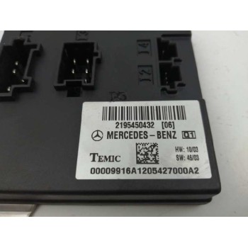 Recambio de modulo electronico para mercedes-benz clase cls (w219) 5.0 v8 24v cat referencia OEM IAM 2195450432  